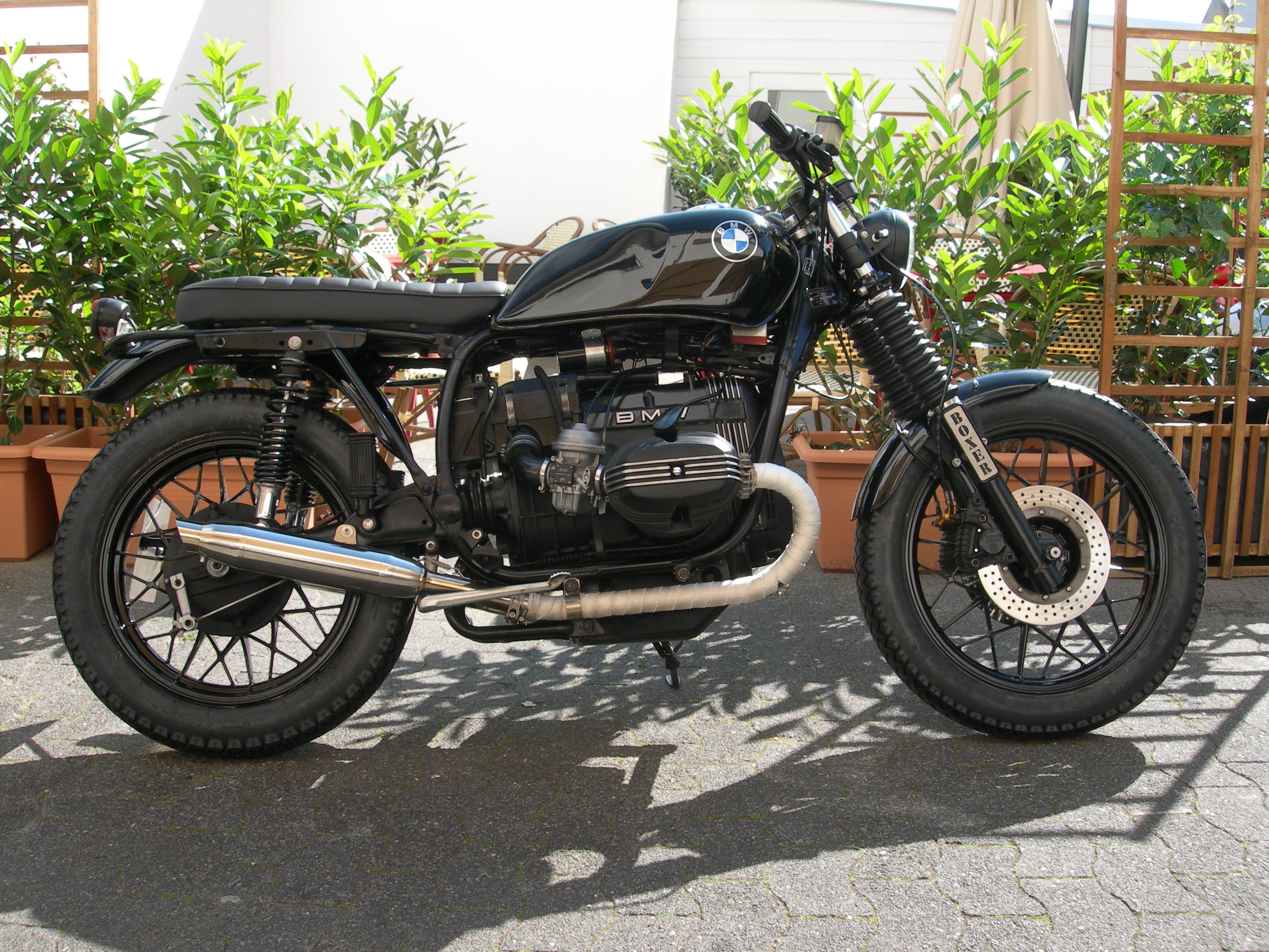 BMW R80 Kennzeichenhalter